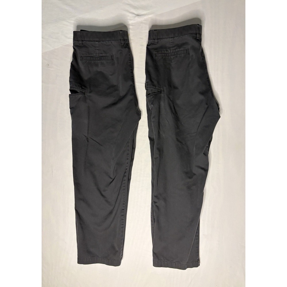 OObe Chick Fila A Uniform Pants Men's Size 38x30 Gray Straight Flat Front